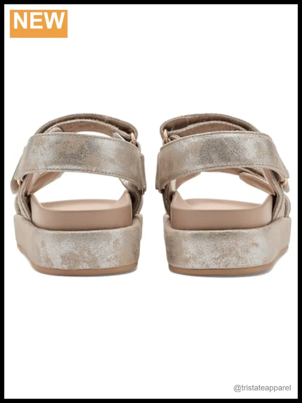 J/Slides Leather Suede Platform Sandals Double Strap Slip On Comfort